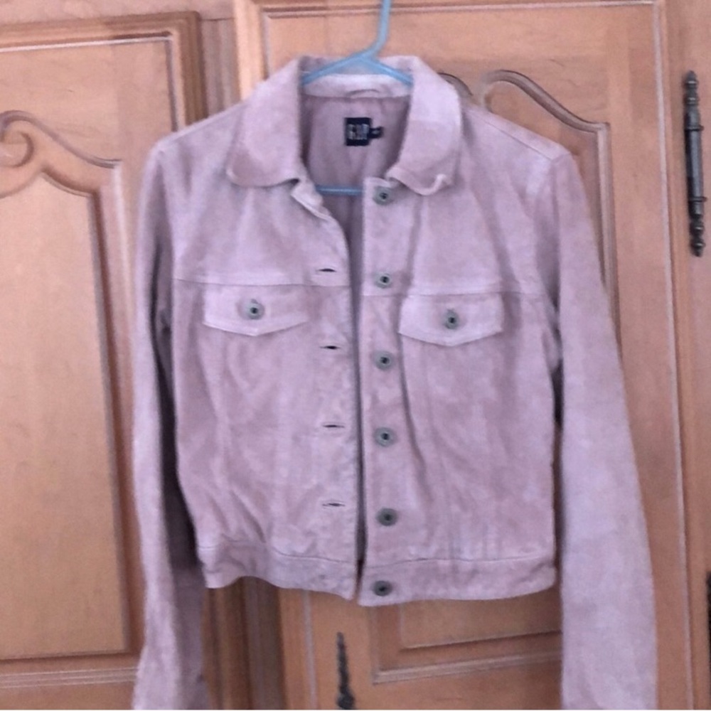 Vintage Gap Pink suede jacket